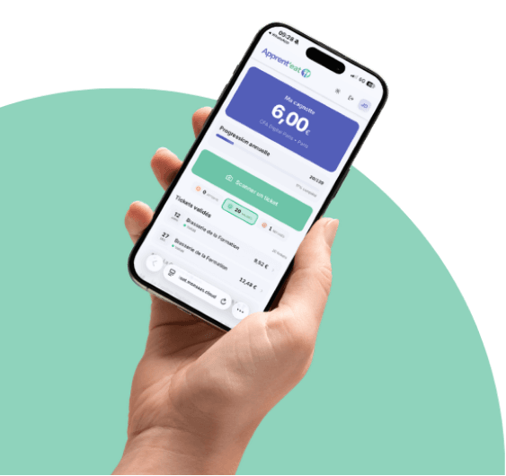Interface mobile Apprent'eat
